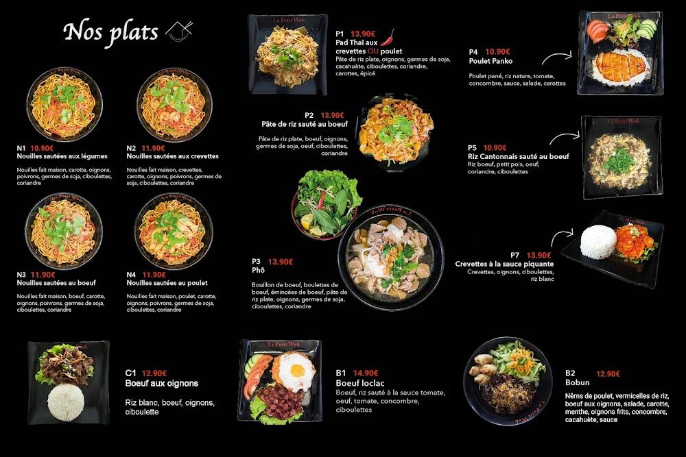Le Petit Wok - Menu Image 1